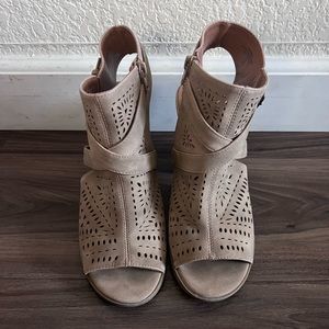 Indigo Rd. Open toed heels